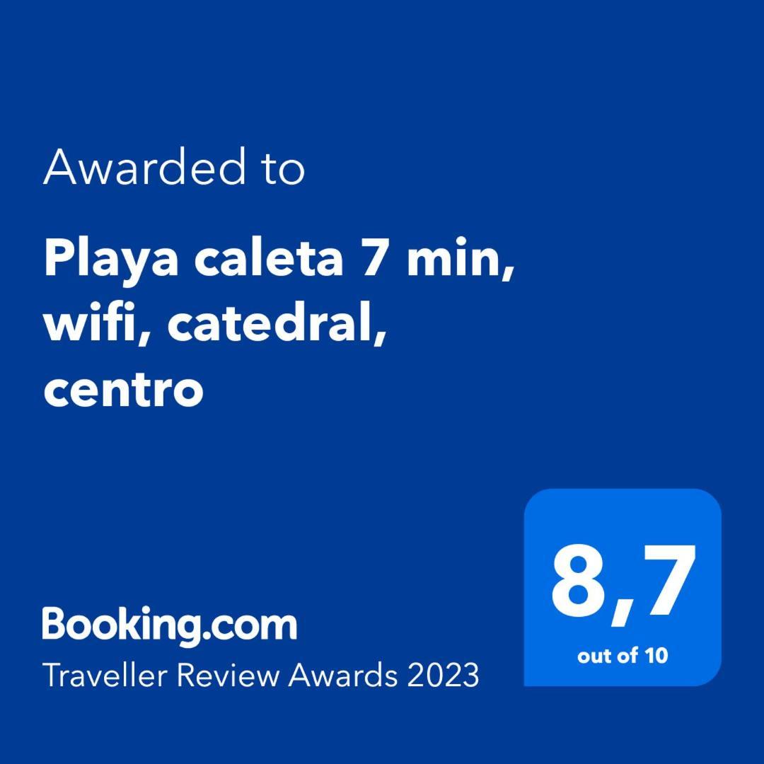 Apartamento Playa Caleta 7 Min, Wifi, Catedral, Centro Cádiz Exterior foto