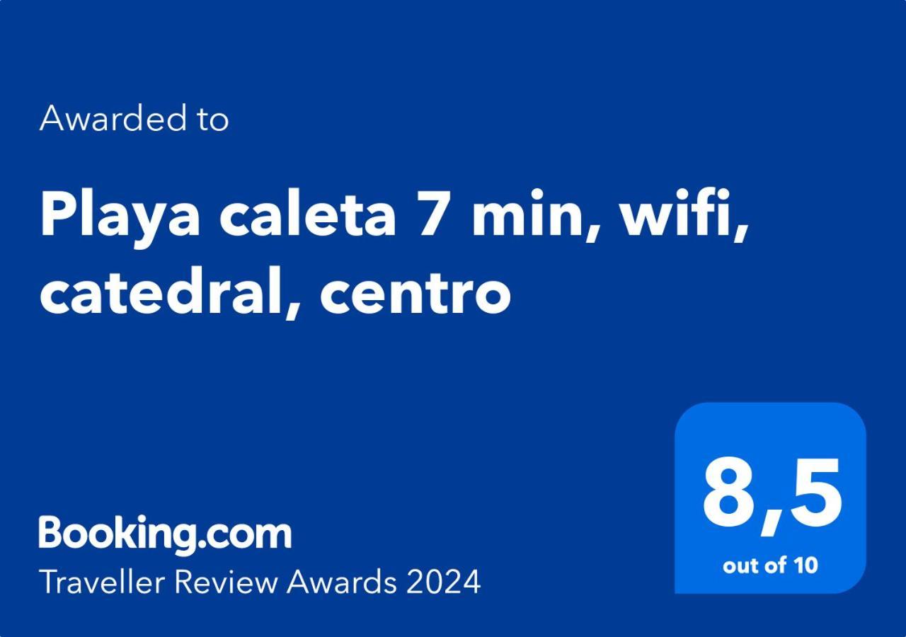 Apartamento Playa Caleta 7 Min, Wifi, Catedral, Centro Cádiz Exterior foto
